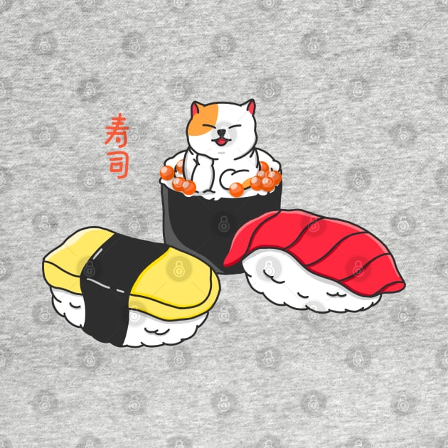 Happy Cat Sushi by Kimprut